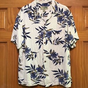 Havana Jack’s Cafe Tropical/Hawaiian Print Shirt